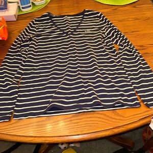 Navy and white striped lauren Ralph Lauren
